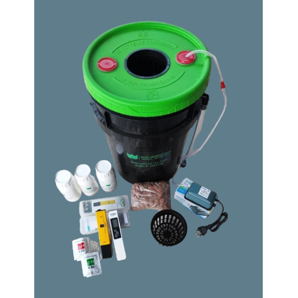 DNR HİDROPONİK DWC  Sistem 1 kovalı