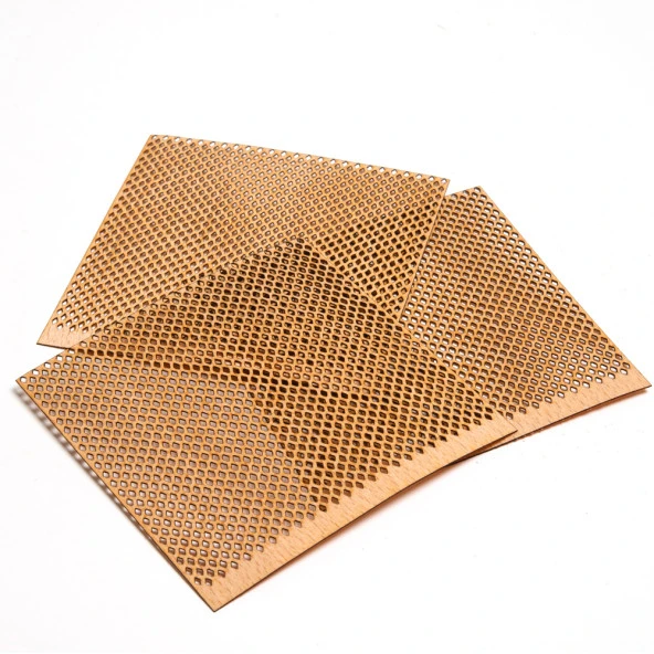 Delikli Model (baklava) 100 x 100 x 0.5 mm Sehpalı 10 Adet - Resim 5