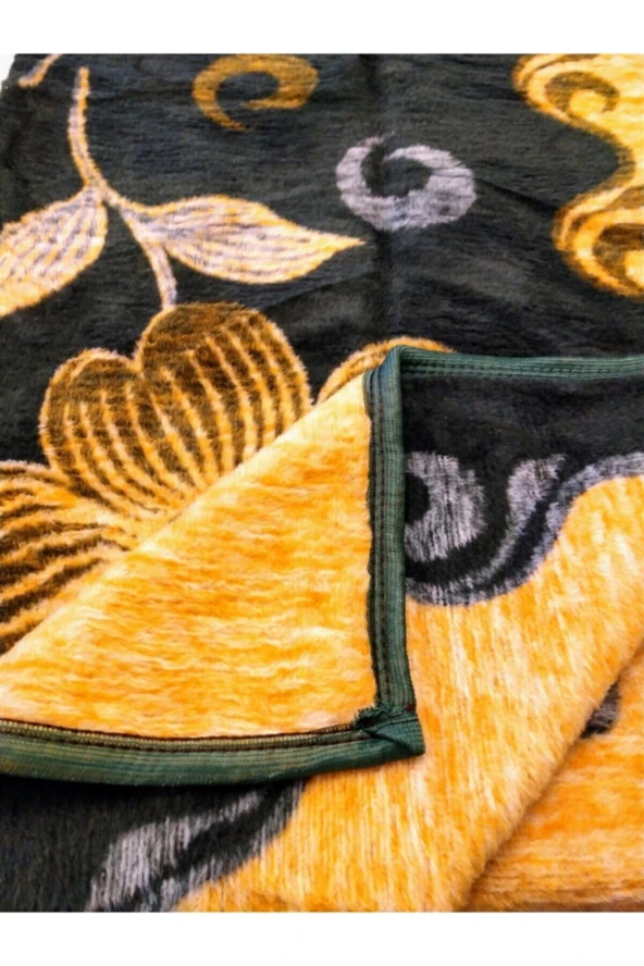 Çift Kişilik Lüks Peluş Uşak Battaniyesi (2,75kg, Akrilik-pamuk-polyester) - 2