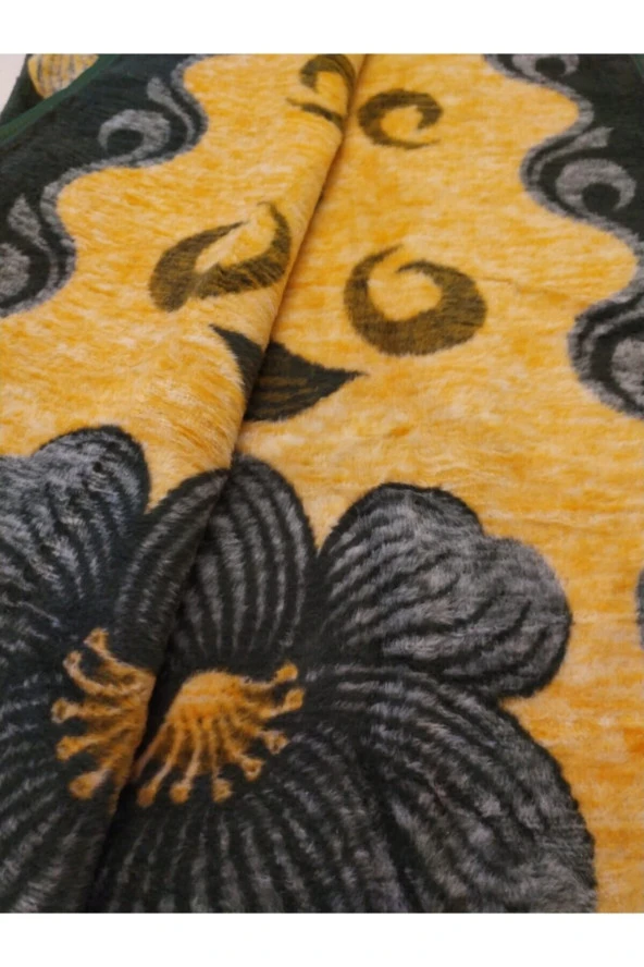 Çift Kişilik Lüks Peluş Uşak Battaniyesi (2,75kg, Akrilik-pamuk-polyester) - 3