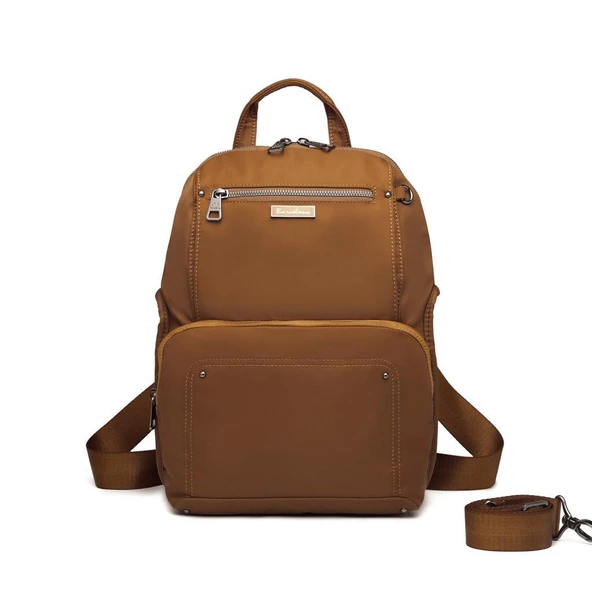 Saten Kumaş Kadın Postacı ve Sırt Çantası Barcelona 2108 - Resim 12