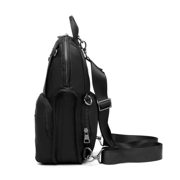 Saten Kumaş Kadın Postacı ve Sırt Çantası Barcelona 2108 - Resim 7