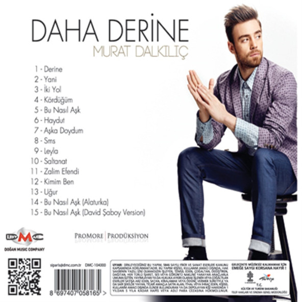 MURAT DALKILIÇ - DAHA DERİNE (CD) (2014) - 2