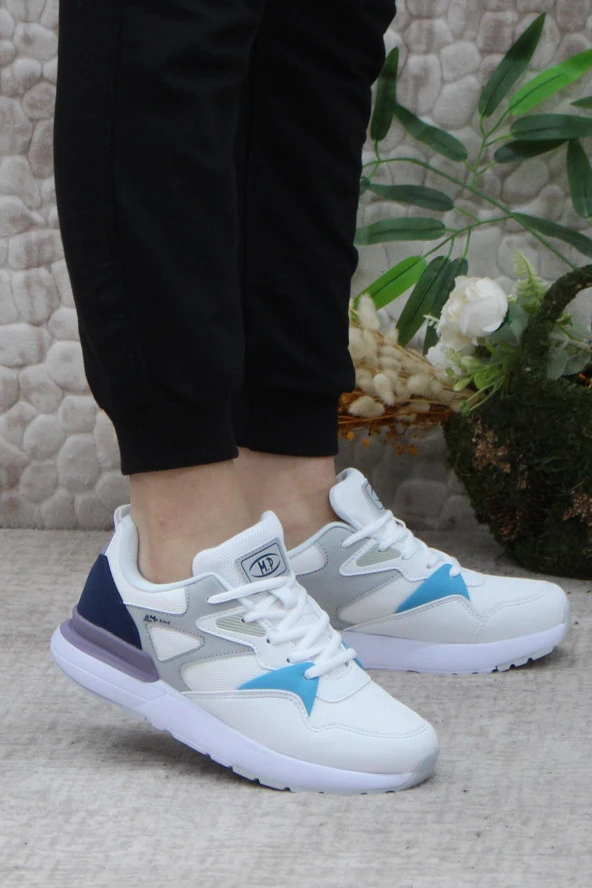 M P 241 1567 Beyaz Gri Rahat Orijinal Ürün Kadın Spor Ayakkabı ürün görseli