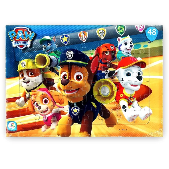 Laço Kids Paw Patrol (Pati Devriyesi) 4 lü Frame Puzzle/Yapboz Set - Resim 3
