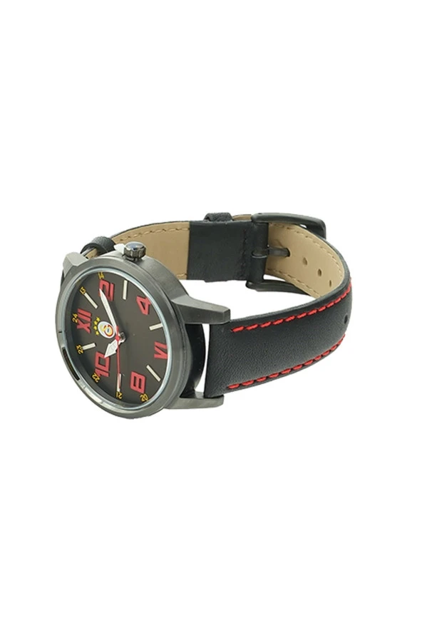 Galatasaray Orijinal Deri Kordonlu Kadın Kol Saati Hediyelik Ahşap Kutulu - 4