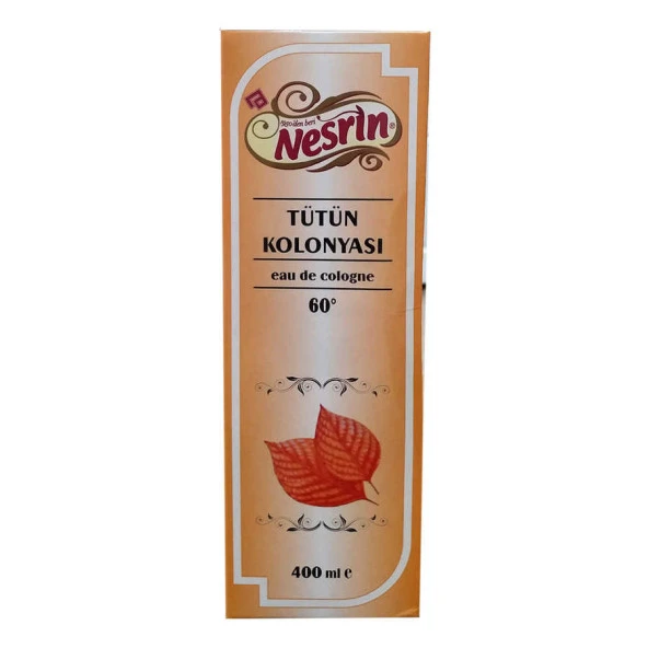 Tütün Kolonyası 60 Derece Kutulu Pet Şişe 400 ML - 3