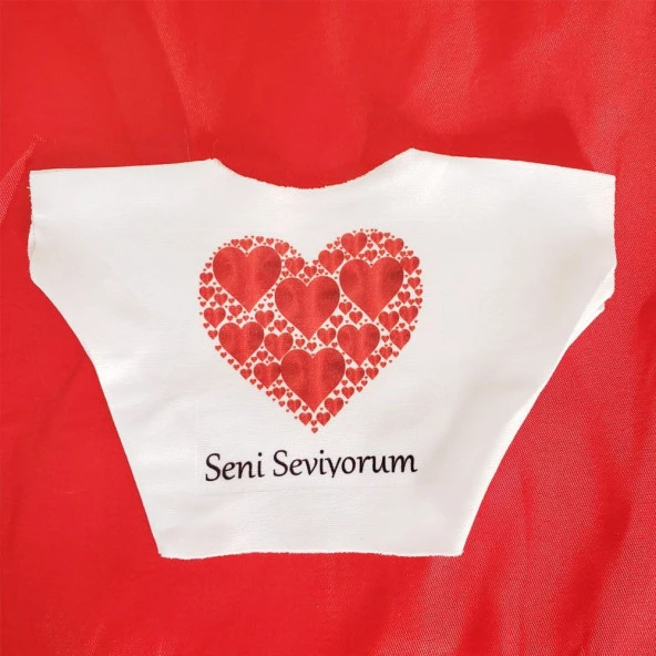 Seni Seviyorum Baskılı Tişört ürün görseli 1