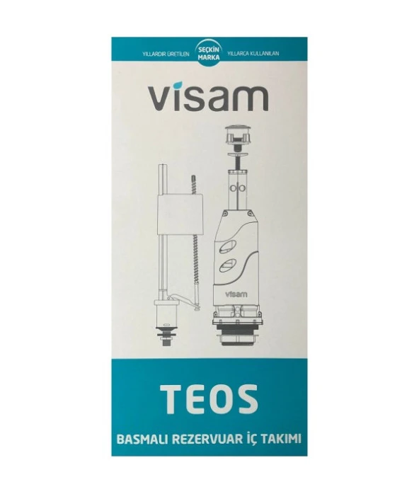 Visam Visam(Teos) Basmalı Klozet Rezervuar Iç Takım