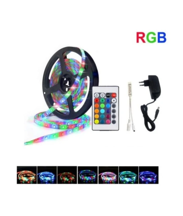 Rgb Şerit LED Seti ( Renkli) CT-4557 LED Seti