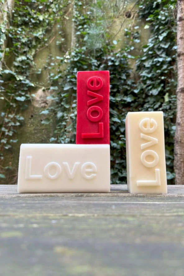 Love Yazılı Baton Mum Kalıbı (Silikon) ürün görseli