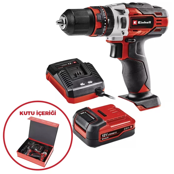 Einhell TE-CD 12/1 Li-i (1x2,0 Ah) Akülü Darbeli Vidalama - 4513895