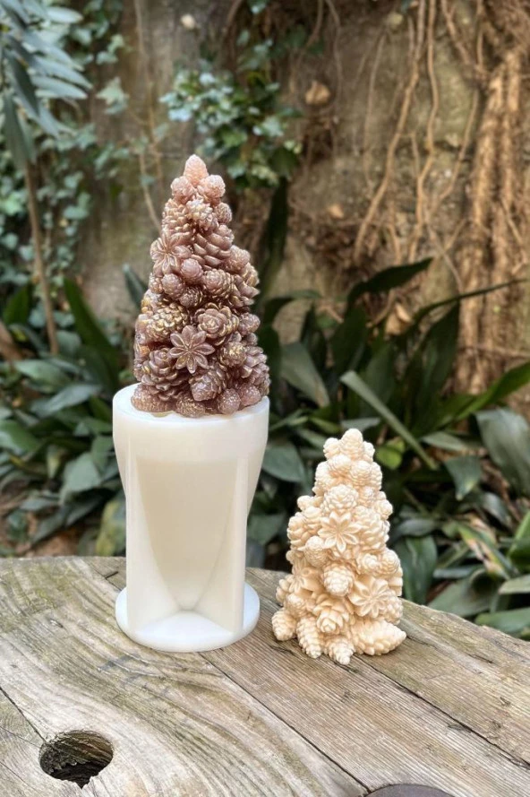 Kozalaklı Çam Ağacı Mum Kalıbı (SİLİKON) ürün görseli