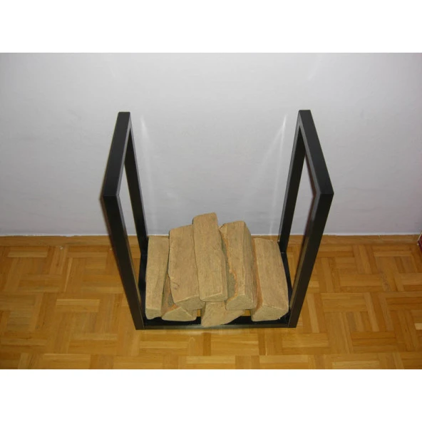 Şömine Aksesuarı Şömine Yanı Dekoratif Odunluk - 5