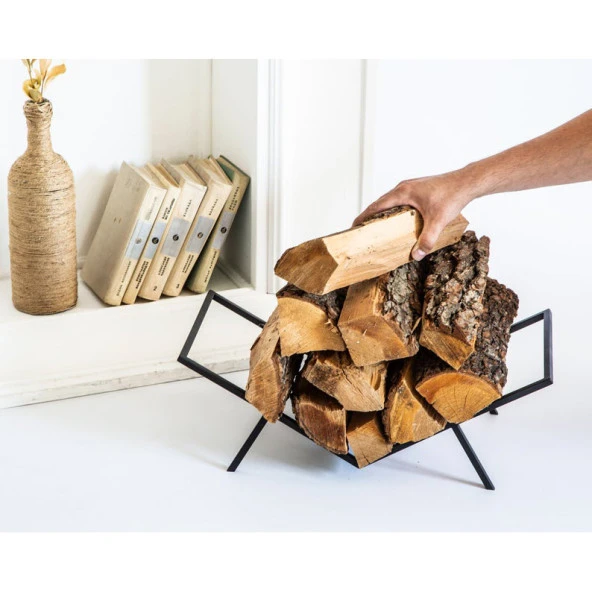 Şömine Önü Odunluk Minimalist Tasarım Odunluk - 3