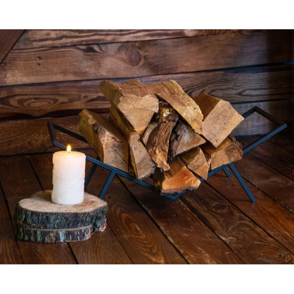 Şömine Önü Odunluk Minimalist Tasarım Odunluk - 4