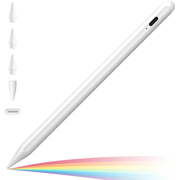 BraveSons Apple iPad(2018-2024)Uyumlu Stylus Kalem, iPad Pro 11/12.9, iPad 10/9/8/7/6.Nesil,iPad Air 5/4/3.iPad Mini 6/5