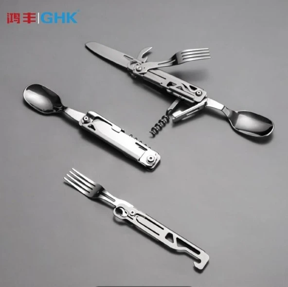 Grand Harvest GHKS002 Multi Fonksiyonel Çatal Bıçak Kaşık Tirbüşon Set - 12