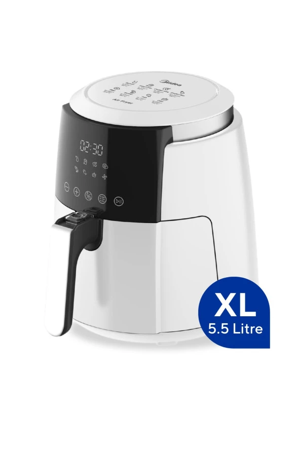 Kumtel Beyaz XL Digital Fastfryer ( Yağsız Fritöz Airfryer ) HAF-02