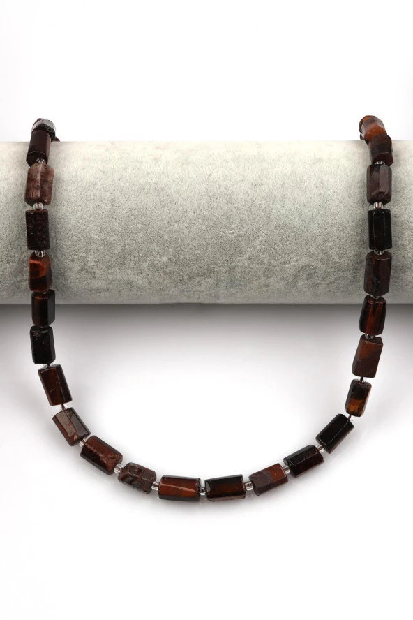 Kaplan Gözü Doğal Taş Dizi Boru Kesim - Resim 2