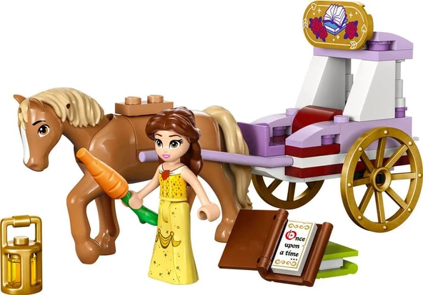 LEGO Disney 43233 Belle's Storytime Horse Carriage - Resim 2