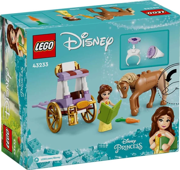 LEGO Disney 43233 Belle's Storytime Horse Carriage
