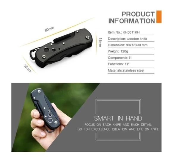 Grand Harvest KH5011K-H Multi Fonksiyonel Çakı - 4