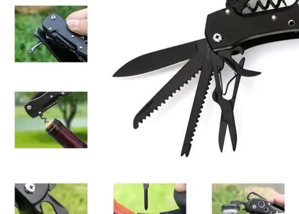 Grand Harvest KH5011K-H Multi Fonksiyonel Çakı - 12