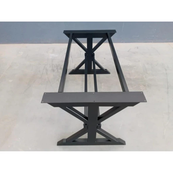 Metal Ofis Masa Ayakları Çalışma Masası Ayağı - Resim 4