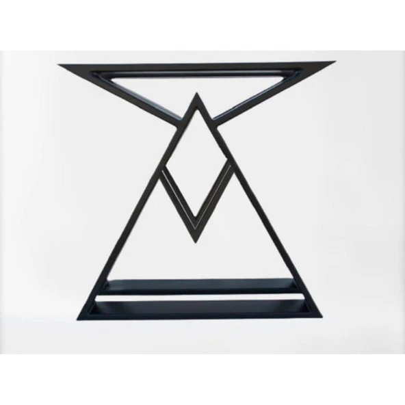 Kütük Masa Ayağı Metal Yemek Masası Ayağı Profil Ayak - Resim 2