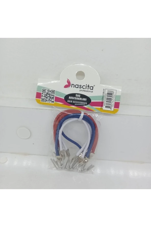 nascita Saç Tokası Plastık Klıps Lastık Tipi - 1
