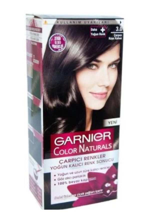 Garnier Çarpıcı Kahve Renkler (3.0) Saç Boyası