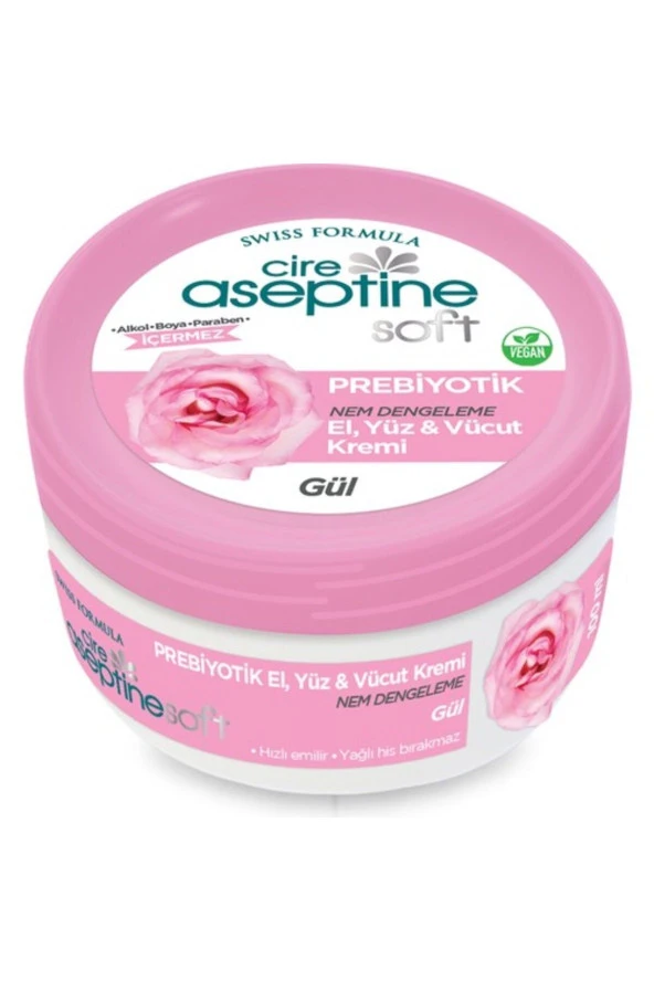 CIRE ASEPTINE Cireaseptine Soft Gül 100 ml Krem