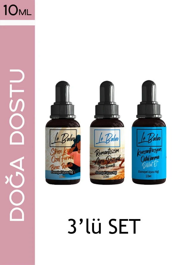 LE BALVO Stres,romantizm,odaklanma Doğal Uçucu Saf Buhurdanlık Esansı Oda Kokusu Esans Buhur Yağı 10ml