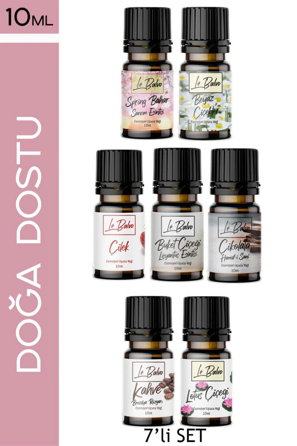 LE BALVO Bahar,beyaz Çiçek,çilek,buket,çikolata,kahve,lotus Buhurdanlık Esansı Oda Koku Esans Yağ 10ml