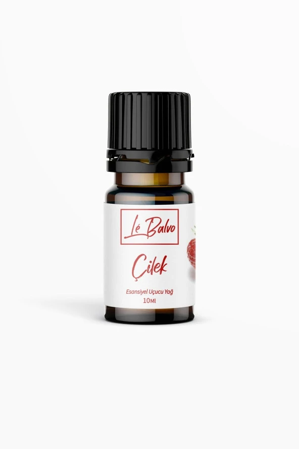 LE BALVO Çilek Doğal Uçucu Yağ Saf Buhurdanlık Esansı Konsantre Oda Kokusu Esans Buhur Yağı 10ml