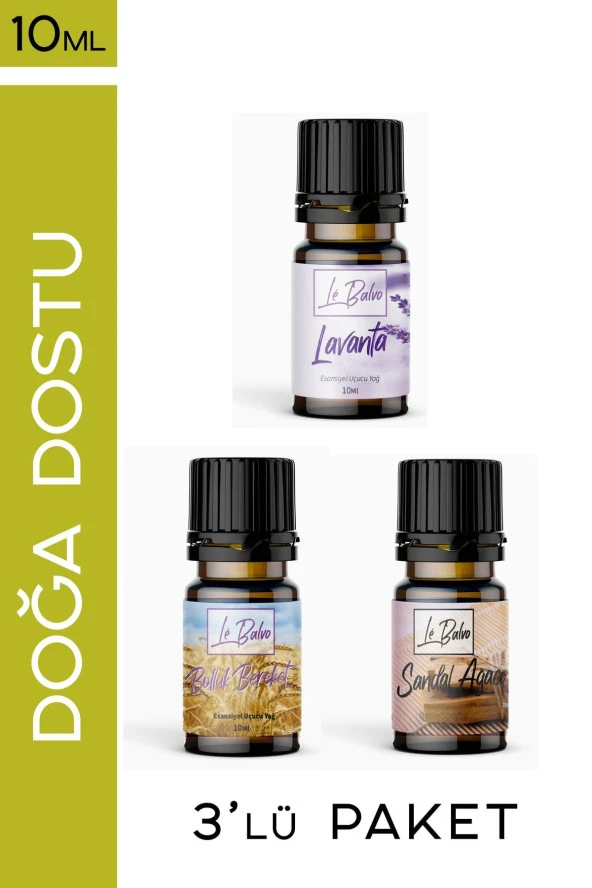 LE BALVO Lavanta,bolluk Bereket,sandal Doğal Uçucu Saf Buhurdanlık Esansı Oda Kokusu Esans Buhur Yağı 10ml