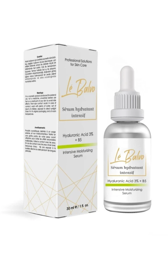 LE BALVO Tüm Cilt Tipleri için Yoğun Nemlendirici Bakım Serumu 30 Ml (HYALURONİC ACİD %3 B5)