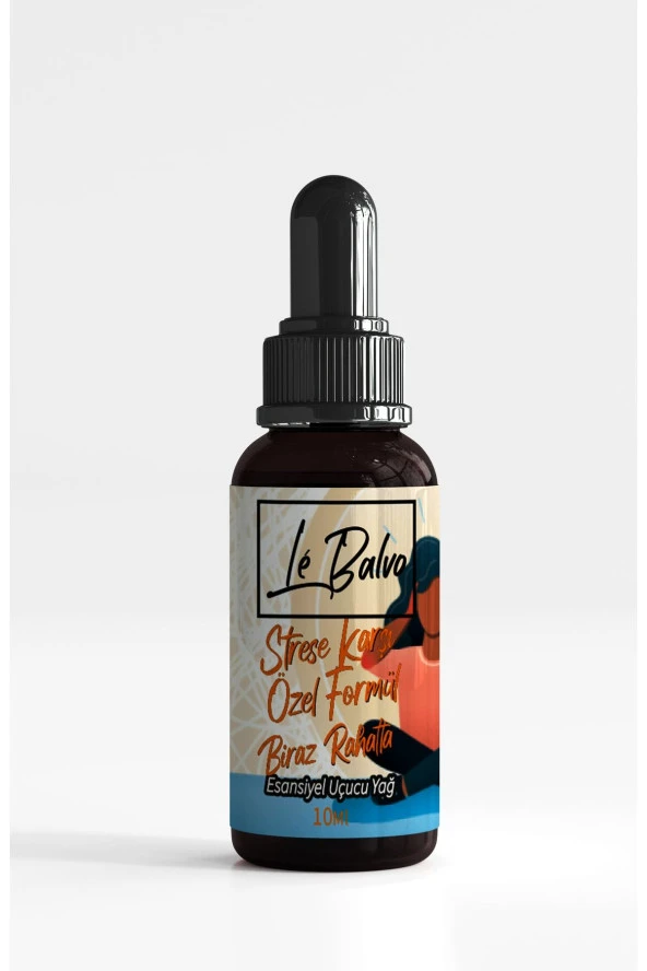 LE BALVO Strese Karşı Rahatlama Esansiyel Uçucu Yağ Buhurdanlık Yağı Aromaterapi Difüzör 10 Ml