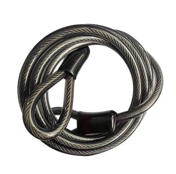 Xbyc 4503K Güçlü Çelik Kablo Halat Kilit 8 x 2100 mm Motosiklet Bisiklet Kilidi ürün görseli