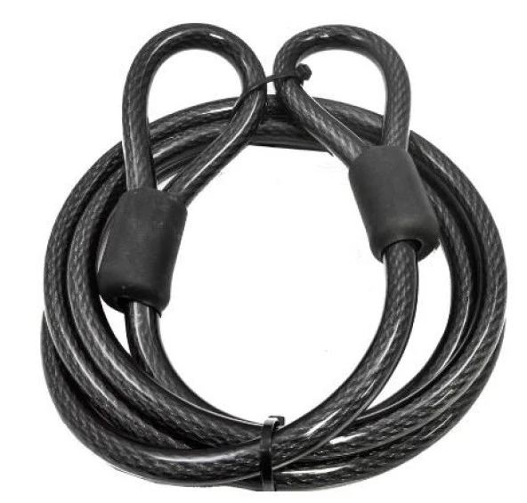 Xbyc 4503K Güçlü Çelik Kablo Halat Kilit 8 x 2100 mm Motosiklet Bisiklet Kilidi - Resim 2