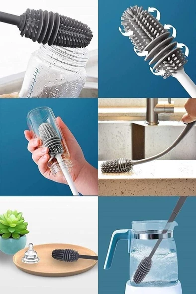 Mithra Life Silikon Şişe Biberon Temizleme Fırçası MIT1022 - 3