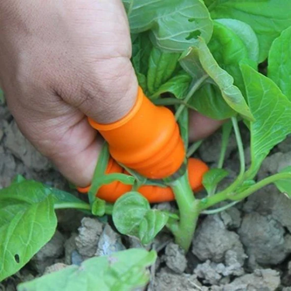 Tırnak Eldiven Baş Parmak Koruyucu Sebze Meyve Toplama Kesme Ayıklayıcı Aparatı Bahçe Makası