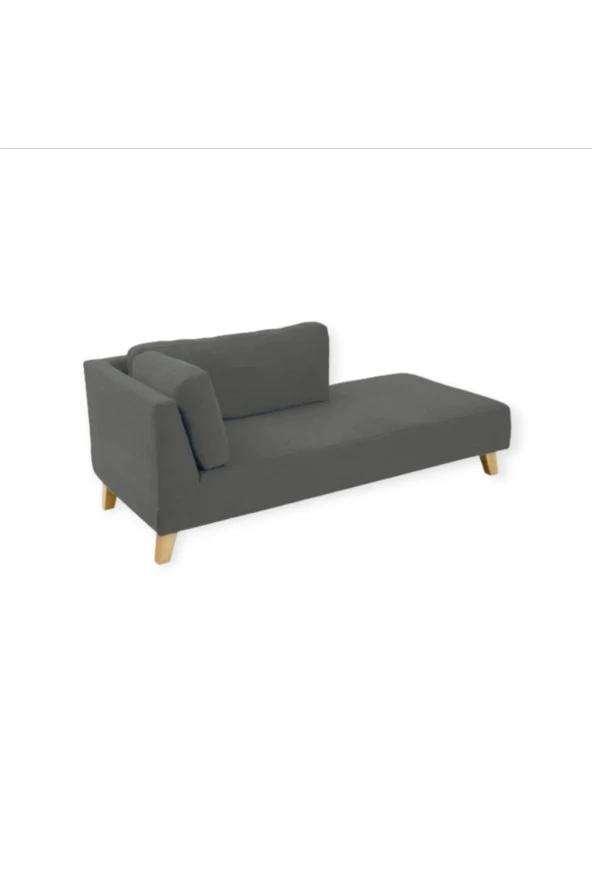 Mc Mobilya Sahra Peri Bench Dinlenme Koltuğu Keten Kumaş Josefin Koltuğu Middo - Resim 2