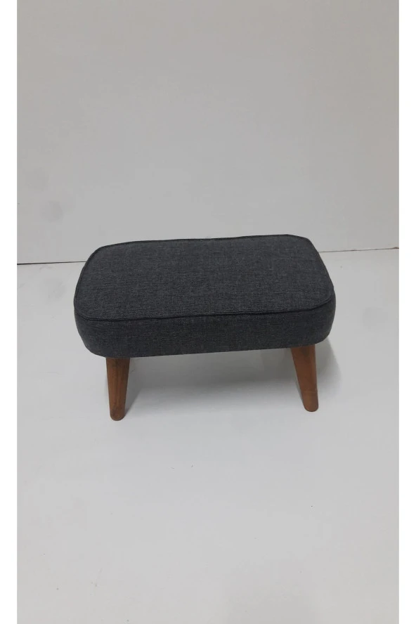 Mc Mobilya Sahra Pufidik Çocuk Puf Tabure Çocuk Pufu Keten Kumaş - Resim 3