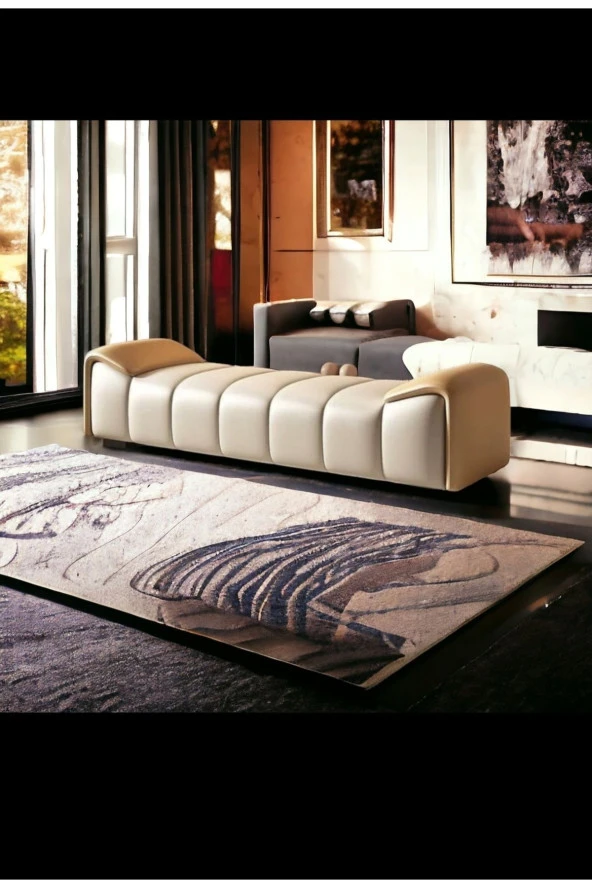 Mc Mobilya Sahra Özel Tasarım Bench Puf Dinlenme Koltuğu Dikdörtgen - Resim 4