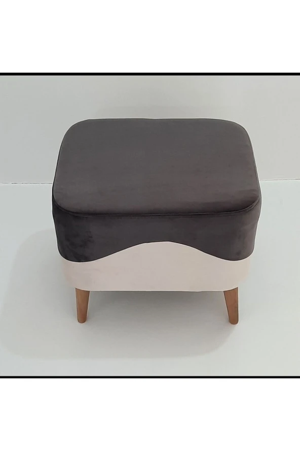 Mc Mobilya Sahra Dikdörtgen Puf Tabure 50X40 - Resim 2