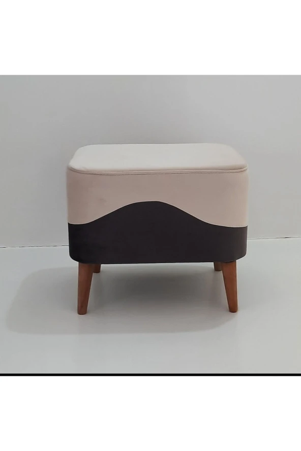 Mc Mobilya Sahra Dikdörtgen Puf Tabure 50X40 - Resim 2