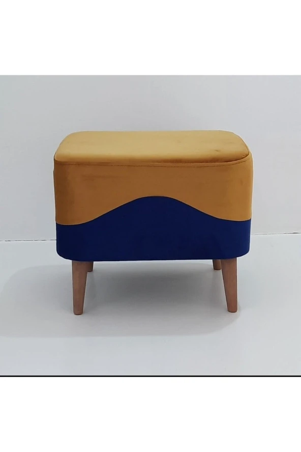 Mc Mobilya Sahra Dikdörtgen Puf Tabure 50X40 - Resim 3