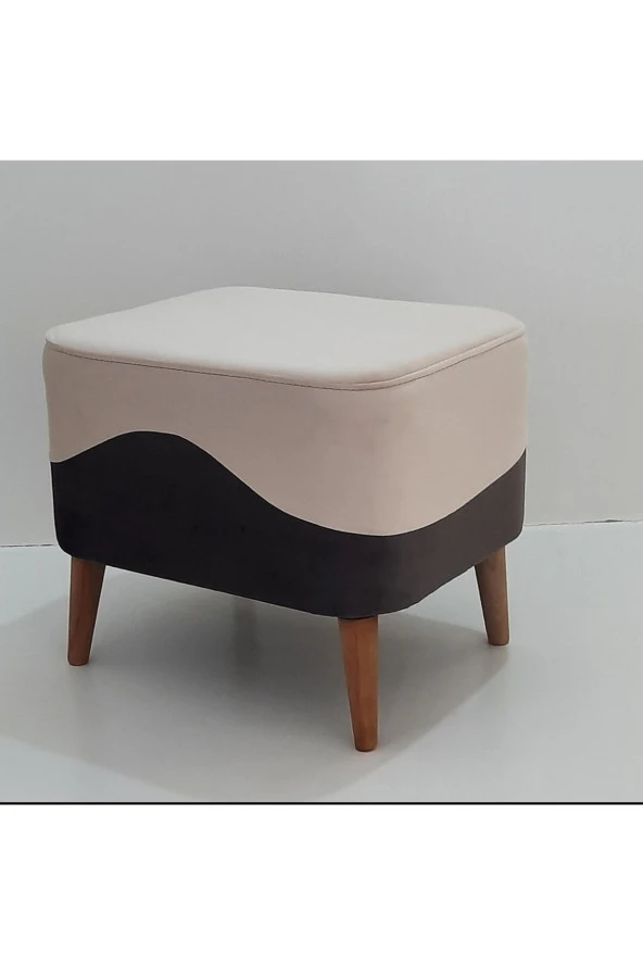 Mc Mobilya Sahra Dikdörtgen Puf Tabure 50X40 - Resim 3